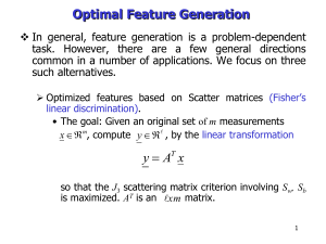 Feature Generation