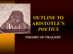 OUTLINE TO ARISTOTLE`S POETICS