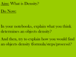I. Density