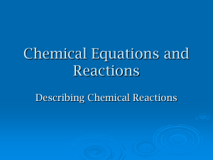 Chemical Equations and Reactions notes File