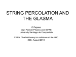 string percolation and the color glass condensate