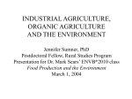 CORPORATE GLOBALIZATION AND AGRICULTURE