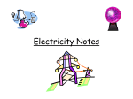 Electricity Notes