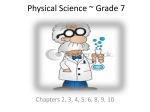 Physical Science Grade 7