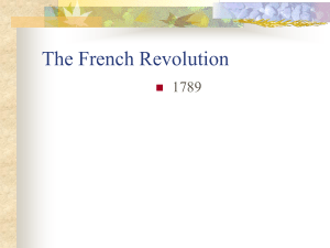 The French Revolution - Northwest ISD Moodle