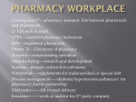 Pharmacy workplace