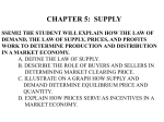 CHAPTER 5: SUPPLY SSEMI2 THE STUDENT WILL EXPLAIN