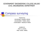 Compass surveying