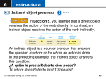 Using indirect object pronouns