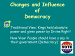Changes and Influence of Democracy