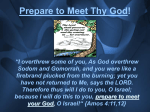 Prepare To Meet Thy God! - Knollwood Church Of Christ
