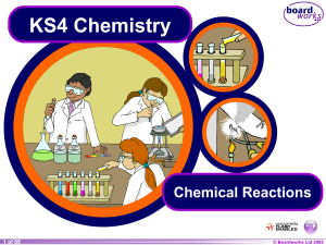 Chemical Reactions - We can`t sign you in