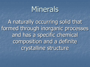 Mohs Hardness Scale