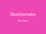 Stoichiometry