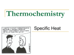 Specific Heat