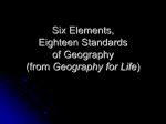 Six Elements of Geography