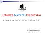 Embedding Technology Into Instruction