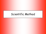 Scientific Method - St. Dorothy School