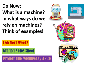 What is a machine?