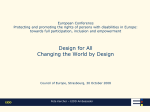 eidd – design for all europe