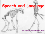 Speech and Language