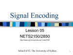 Chapter 5 Signal Encoding Techniques