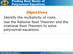 Holt McDougal Algebra 2 3-5