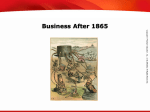 Business and Unions after 1865