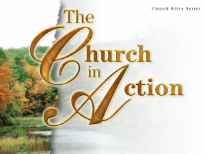 A Passionate Church, Oct. 18 2009