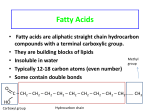 Fatty acid - thevignanam
