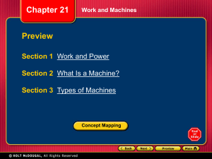 Section 2 What Is a Machine?
