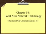 Chapter 14: Local Area Network Technology