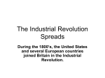 The Industrial Revolution Spreads