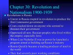 Chapter 30: Revolution and Nationalism 1900-1939
