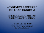 academic leadership fellows program