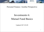 Mutal Funds - BYU Personal Finance