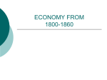 ECOMONY FROM 1800-1860