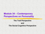 Social-Cognitive Perspective