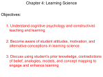 Chapter 4 Learning Science