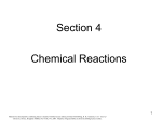 Types of Chemical Reactions