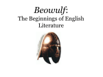 Beowulf: The Beginnings of English Literature