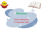 Phonics Workshop - Southfield Primary School
