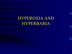 hyperoxia and hyperbaria - San Jose State University