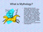 What is a Myth?