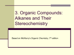 3. Organic Compounds: Alkanes and Cycloalkanes