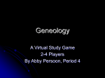 Genealogy - Mahtomedi Middle School