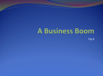 A Business Boom