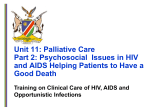 Training on Clinical Care of HIV, AIDS and Opportunistic - I-Tech