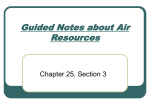 Guided Notes about Air Resources