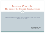Internal Controls - Trans